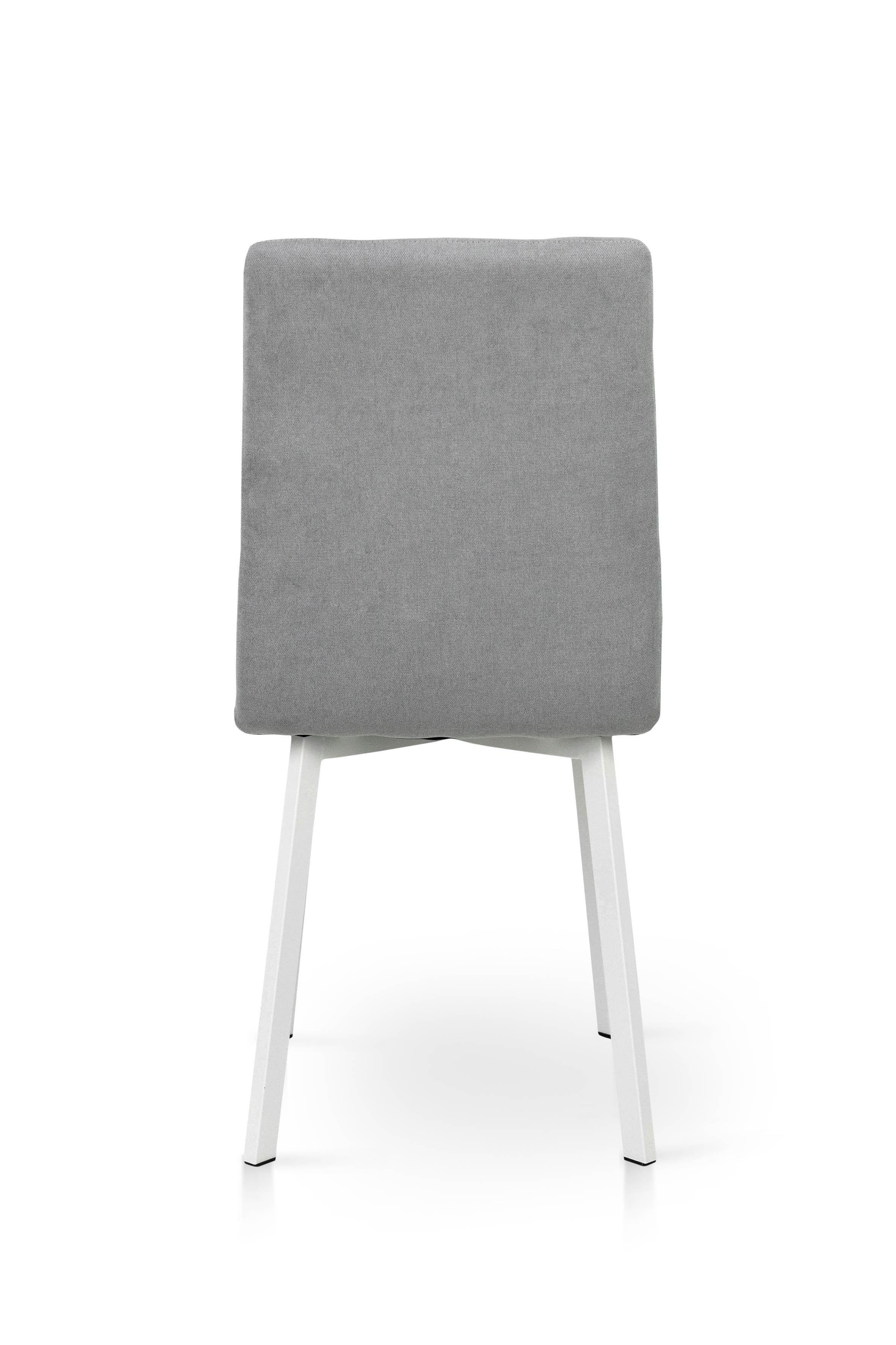 Стілець для кухні та вітальні Фіджи Трініті 450х960х530 мм Білий/Світло-сірий (GAА0050425) - фото 4 Стілець для кухні та вітальні Фіджи Трініті 450х960х530 мм Білий/Світло-сірий (GAА0050425) - фото 4