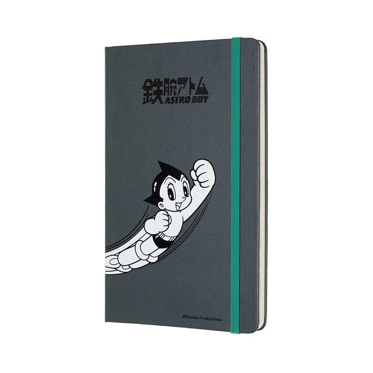 Блокнот Moleskine Limited Astro Boy средний 13х21 см 240 страниц в линейку Темно-серый (8058647621203)