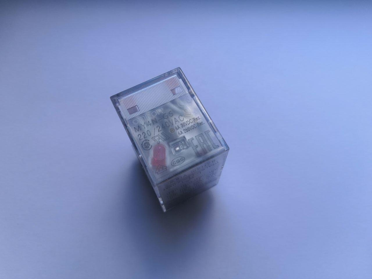 Реле Omron MY4N-GS 220/240VAC - фото 2