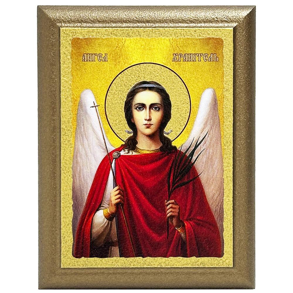 Икона Святой Ангел Хранитель на дереве 9х12 см (11089-9x12)