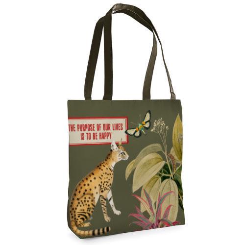 Сумка тканевая Presentville Tenderness To be happy (ST 22S012 BL)