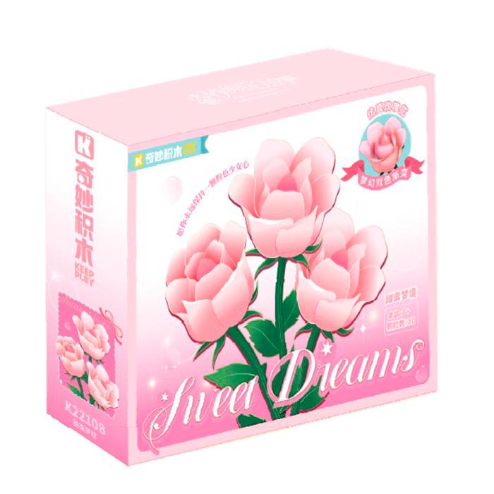 Конструктор Рожеві троянди K22108 93 деталі (MTT-201785)