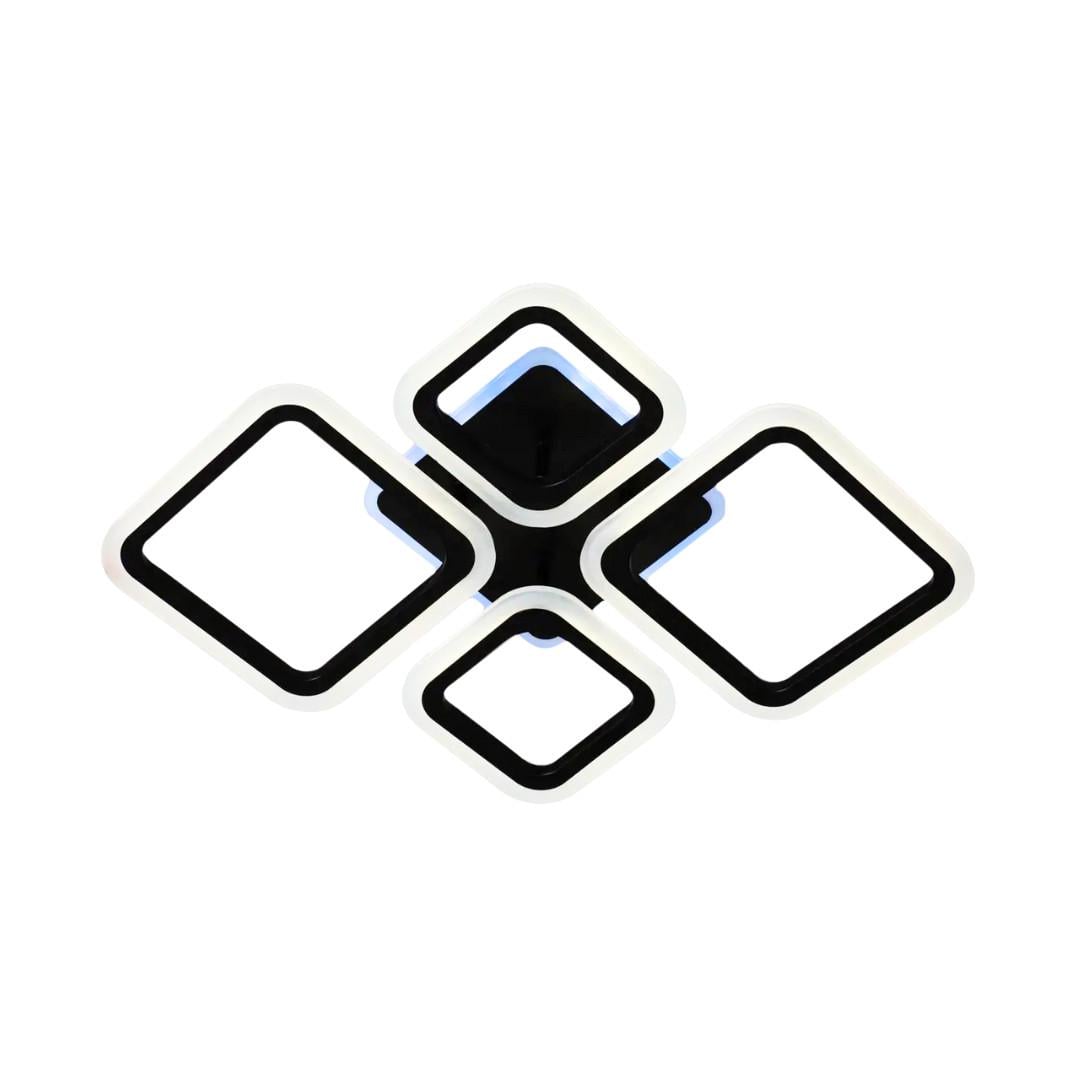 Люстра Svet SY-5330/2+2BK RGB LED з пультом 100W