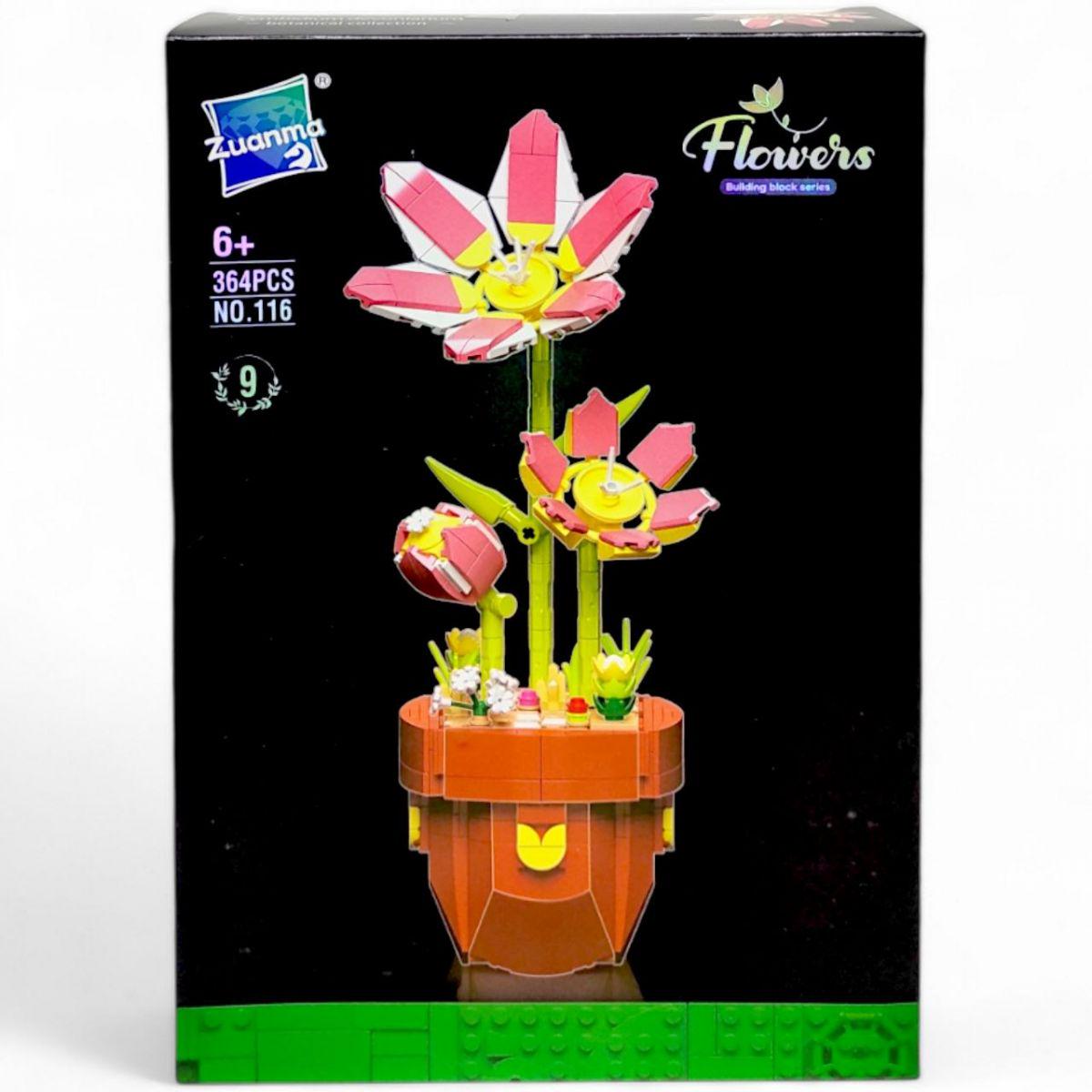 Конструктор Flowers зібрана конструкція 364 дит. 30х11,5 см (254605)
