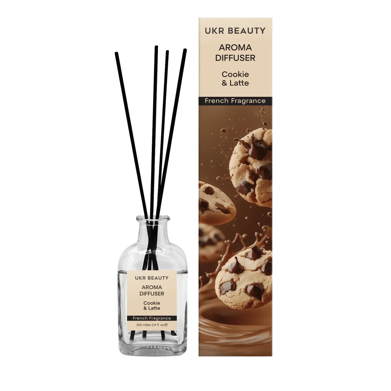 Аромадиффузор UKR BEAUTY Cookie & Latte 100 мл (2896707688)