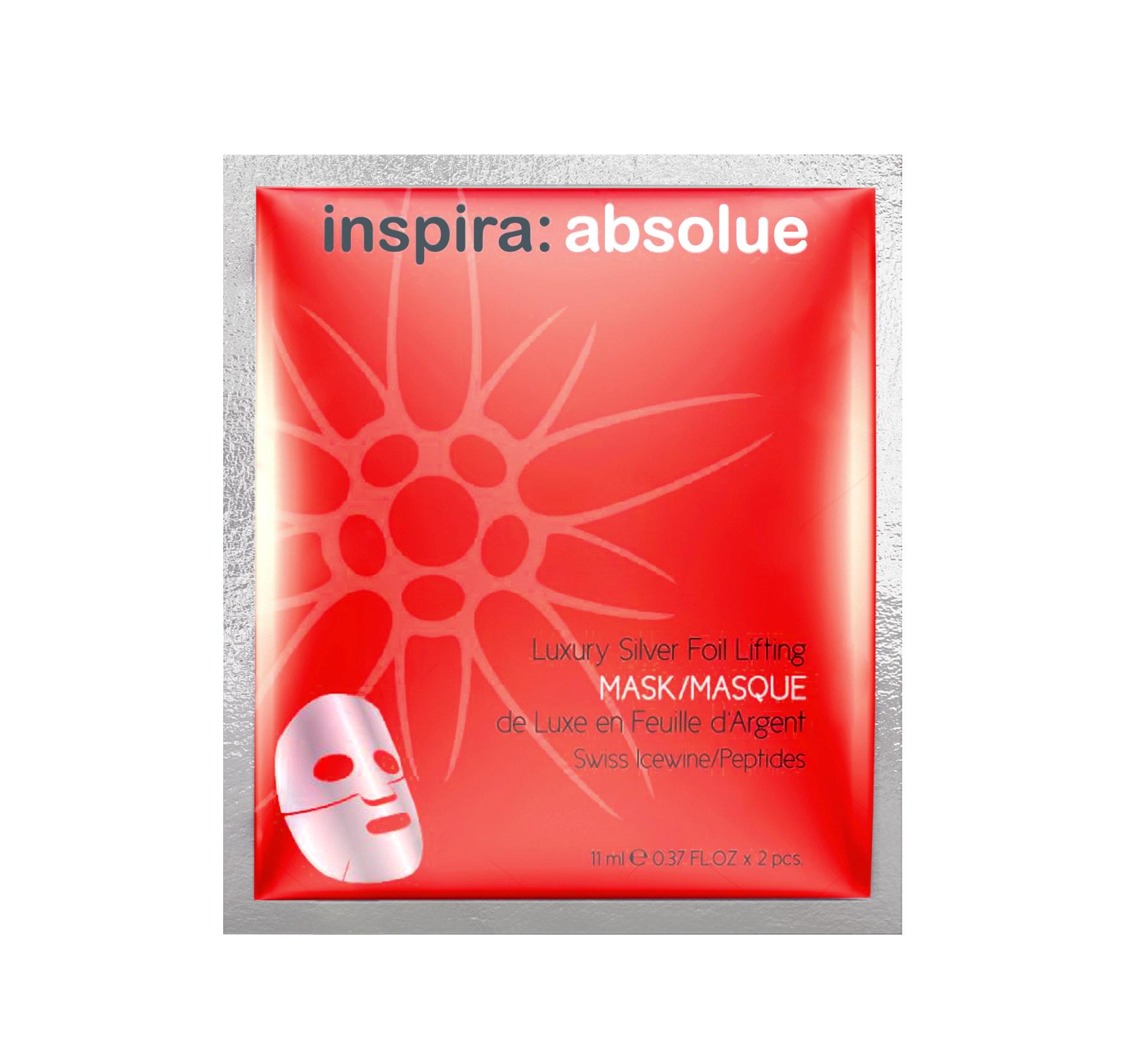 Маска-лифтинг Inspira:cosmetics Luxury Silver Foil Lifting Mask с серебром 20 мл (4251059300986)