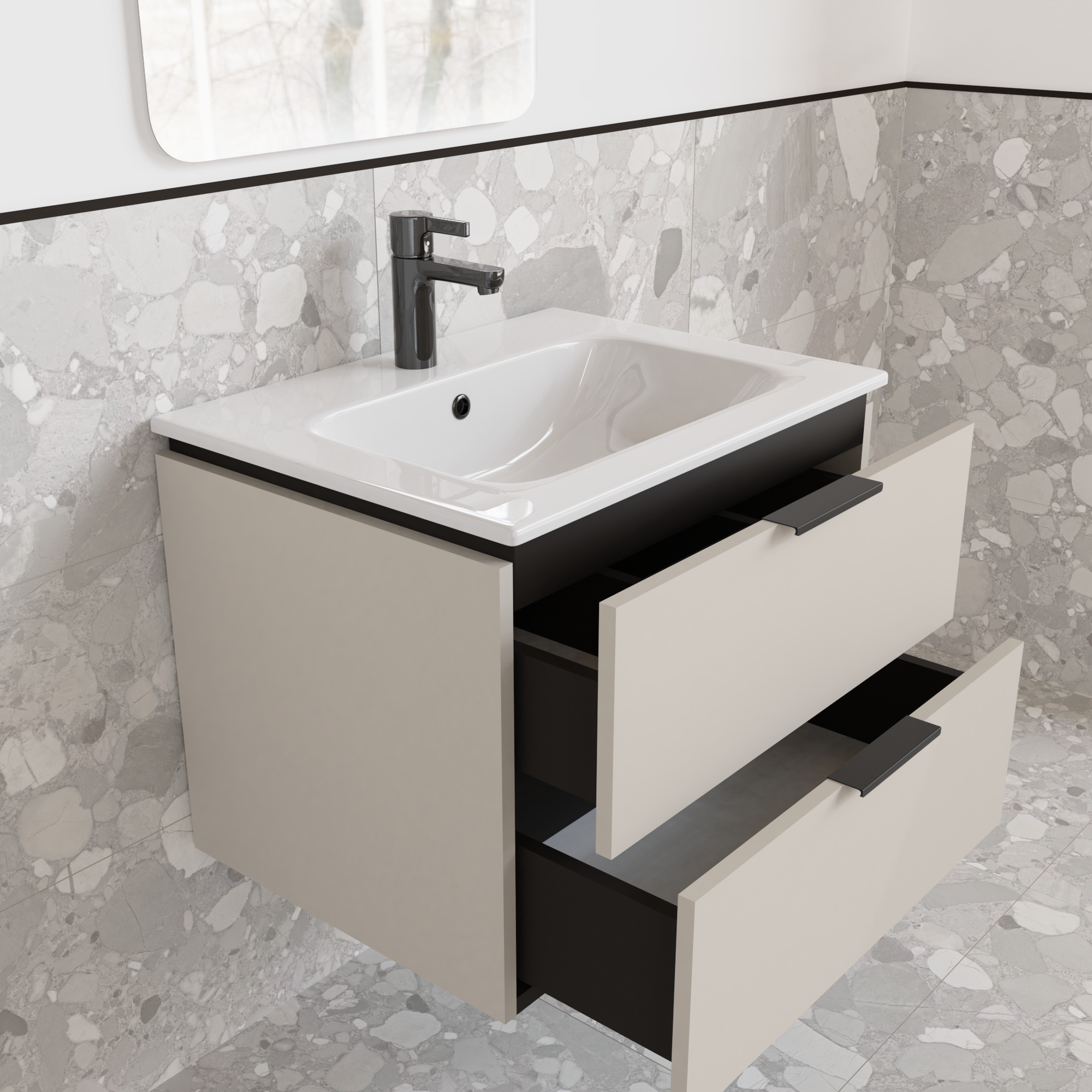 Тумба подвесная с раковиной MVK Vostok Icon 55 В2 550х450х530 мм Кашемир (p255km) - фото 3 Тумба подвесная с раковиной MVK Vostok Icon 55 В2 550х450х530 мм Кашемир (p255km) - фото 3