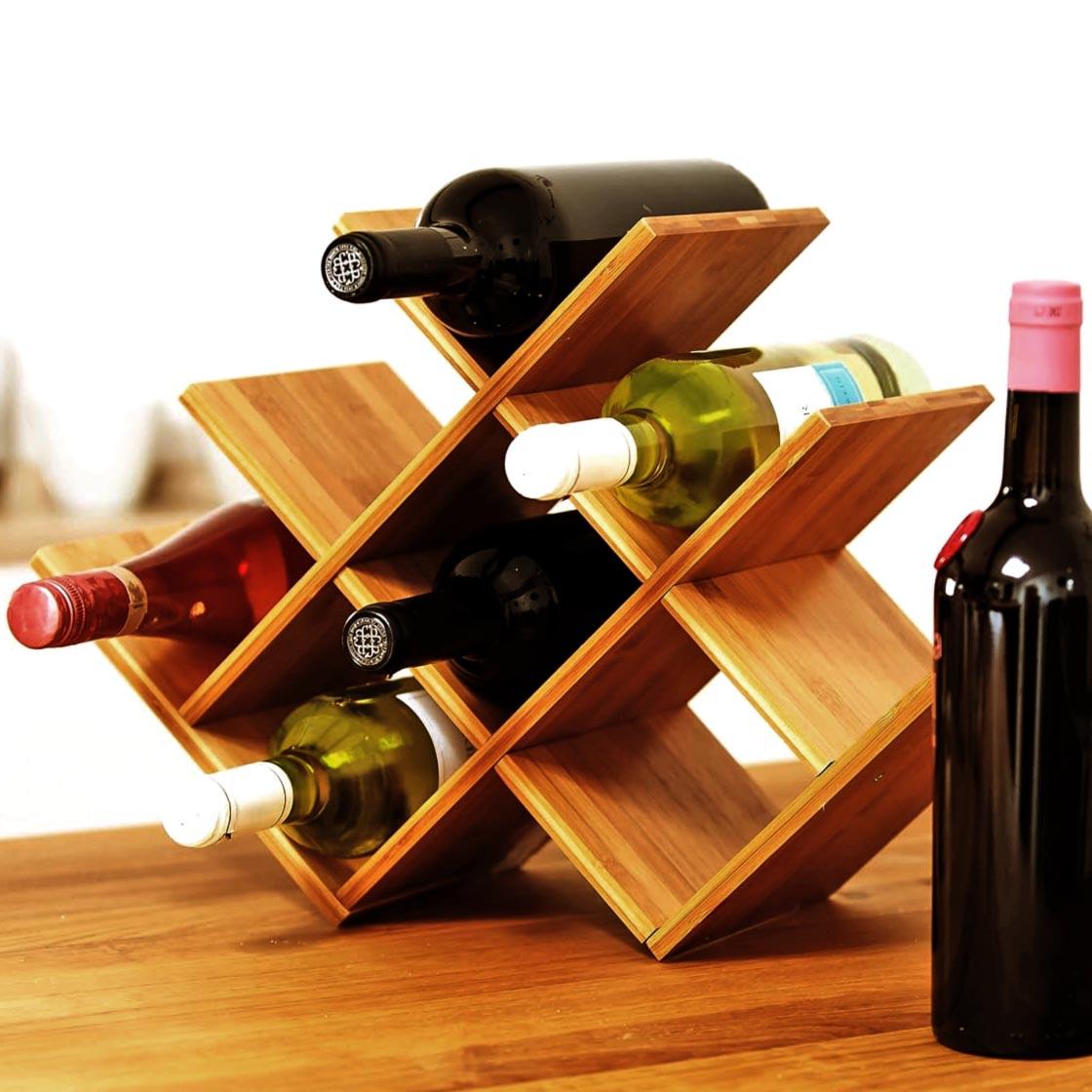 Полка для вина настольная Поенти Охра (Впс-001904)