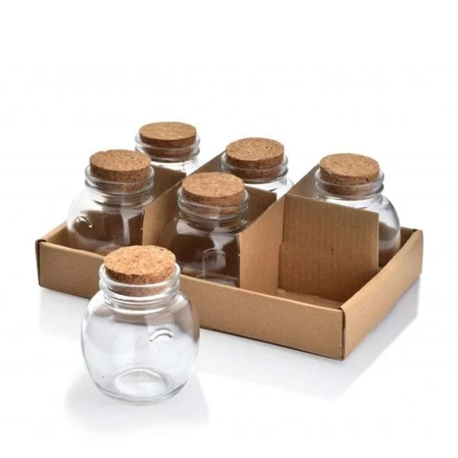 Комплект стеклянных банок Flora Basic Kitchen 6 шт. (35482)