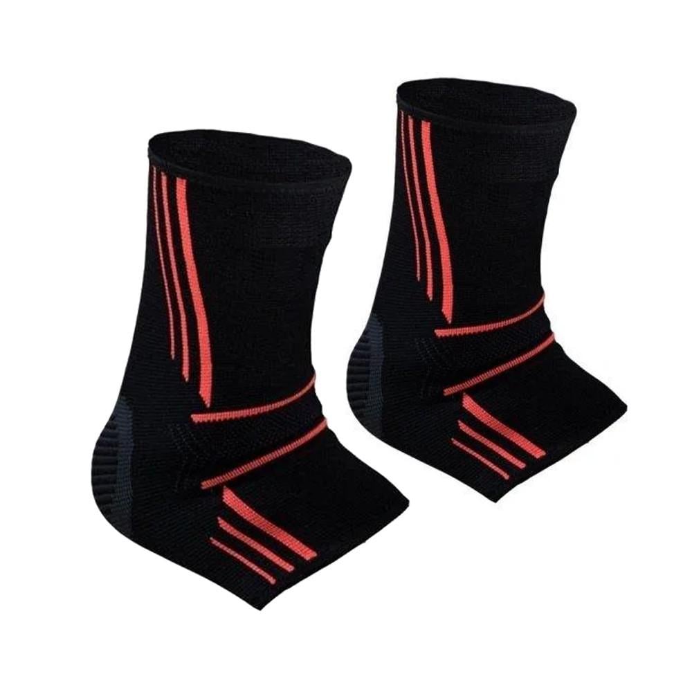 Бандажі на гомілковостоп Power System PS-6022 Ankle Support Evo 2 шт. M Black/Orange (A-012108) - фото 2