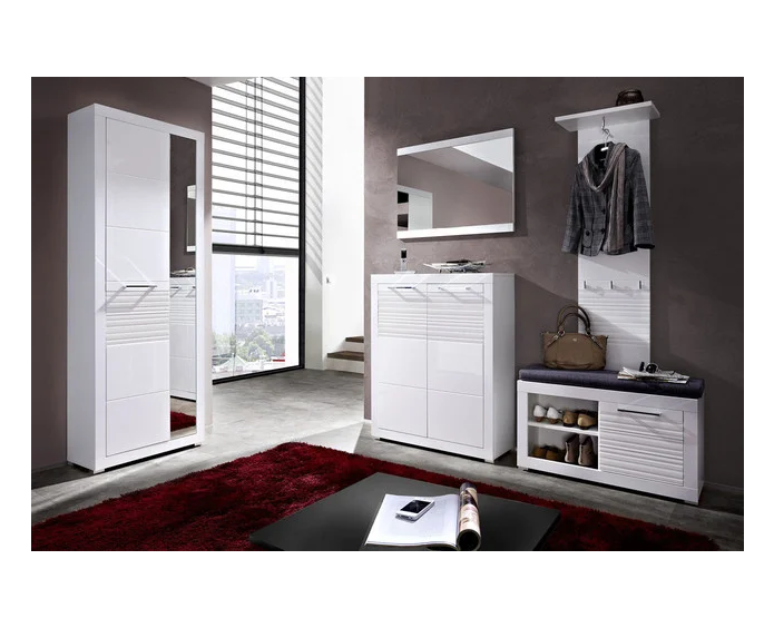 Передпокій комплект Gerbor 1 Флеймс з ДСП Білий