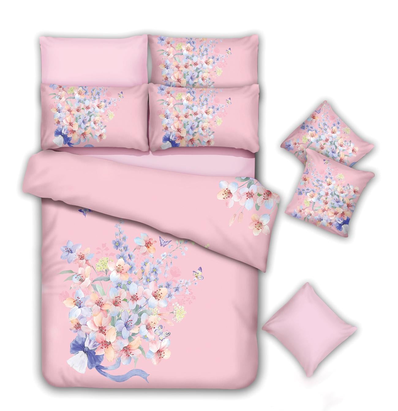 Комплект постельного белья Love You евро Полисатин JKH877