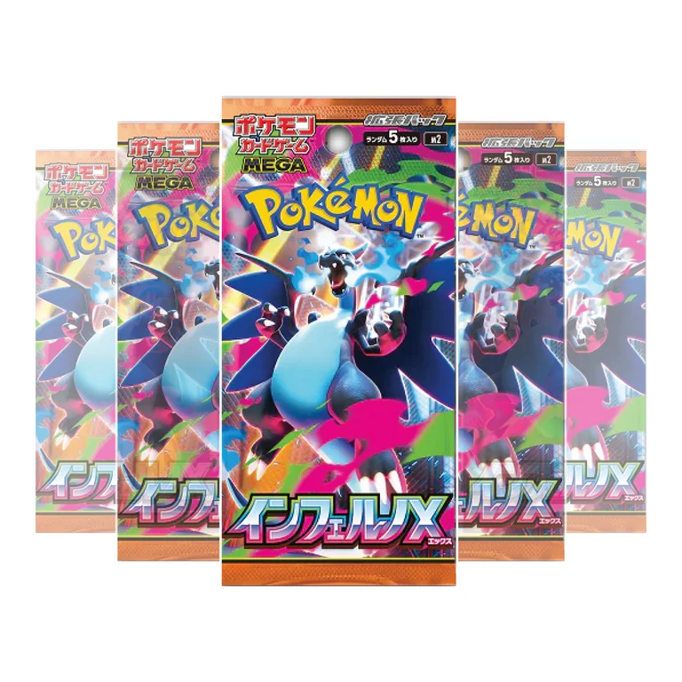 ᐉ Бустер-пак Pokemon TCG Mega Inferno X японська версія (POK-M2