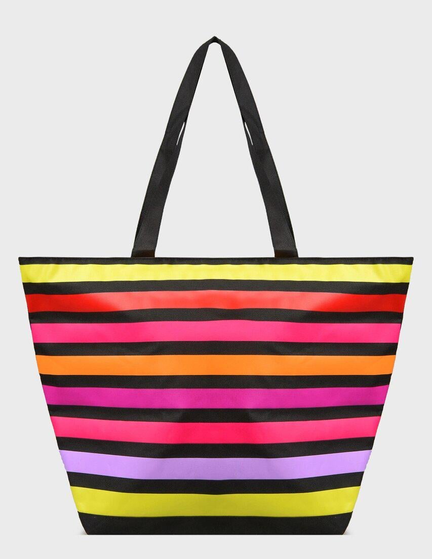 Сумка пляжная Le Comptoir de la plage Happy 35x58x23 One size Разноцветный в полоску (ZIK0000015897)
