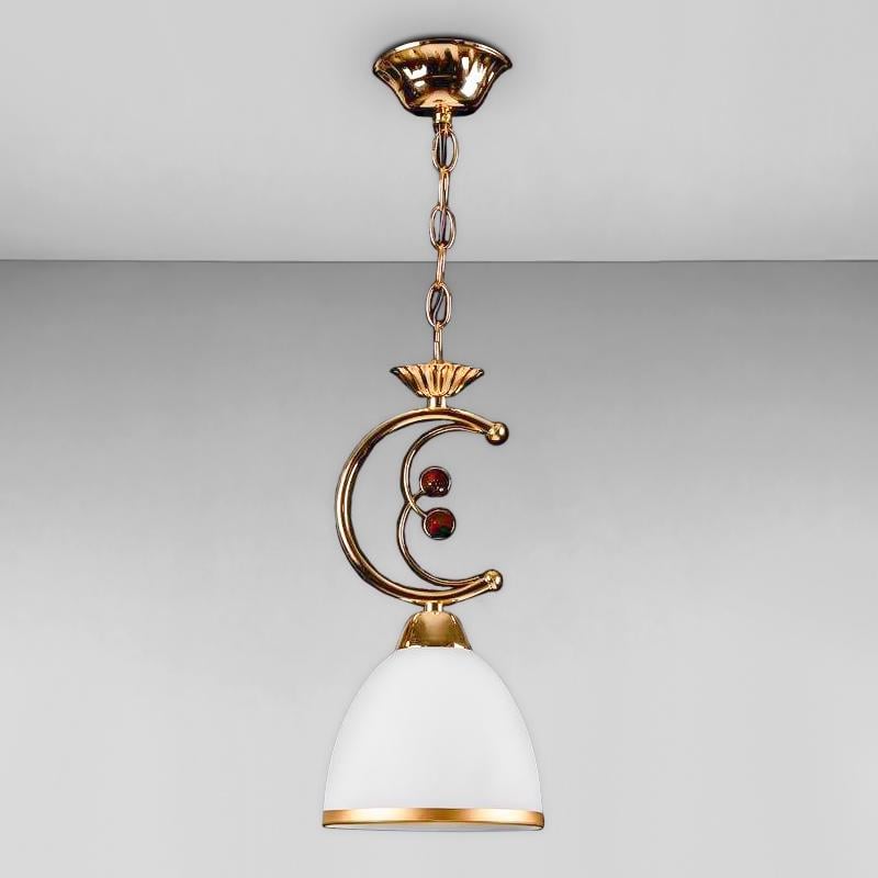 Люстра підвісна Light House SH-18219/1 500х160 мм Золотий/Білий