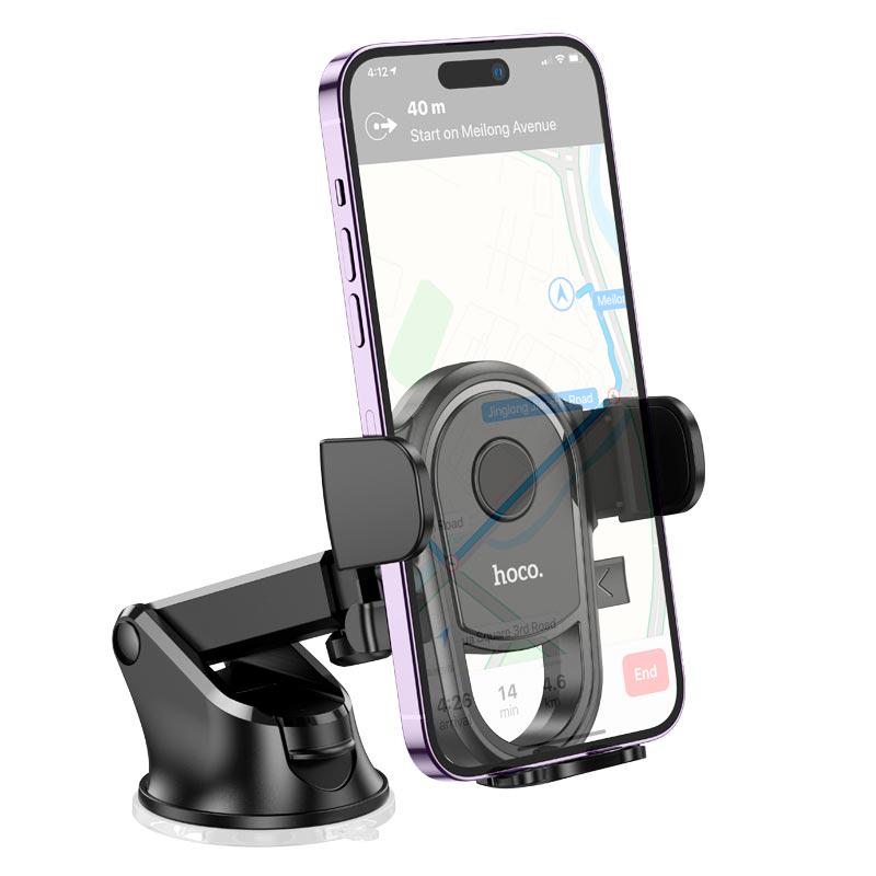 ᐉ Держатель для телефона в машину Hoco Integrity One-key Car Holder ...