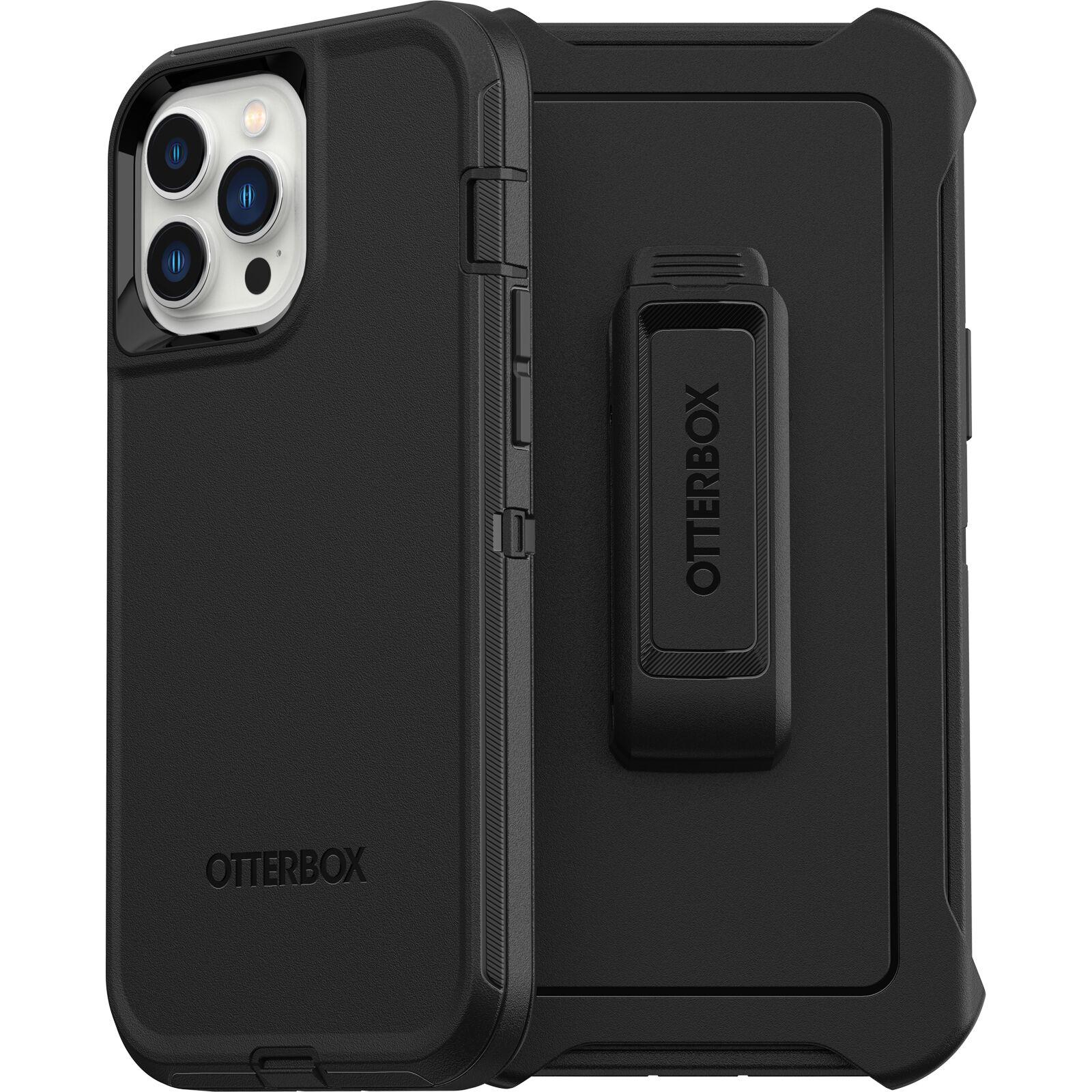 Чехол противоударный с клипсой OtterBox Defender 77-84218 для iPhone 13 Pro (6.1") Black
