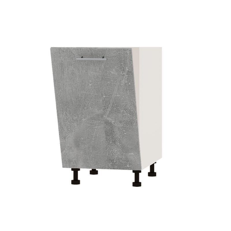 Фасад для посудомоечной машины Оптима ПМ-450 без столешницы 450х16х713 мм Бетон (DTM-071461)