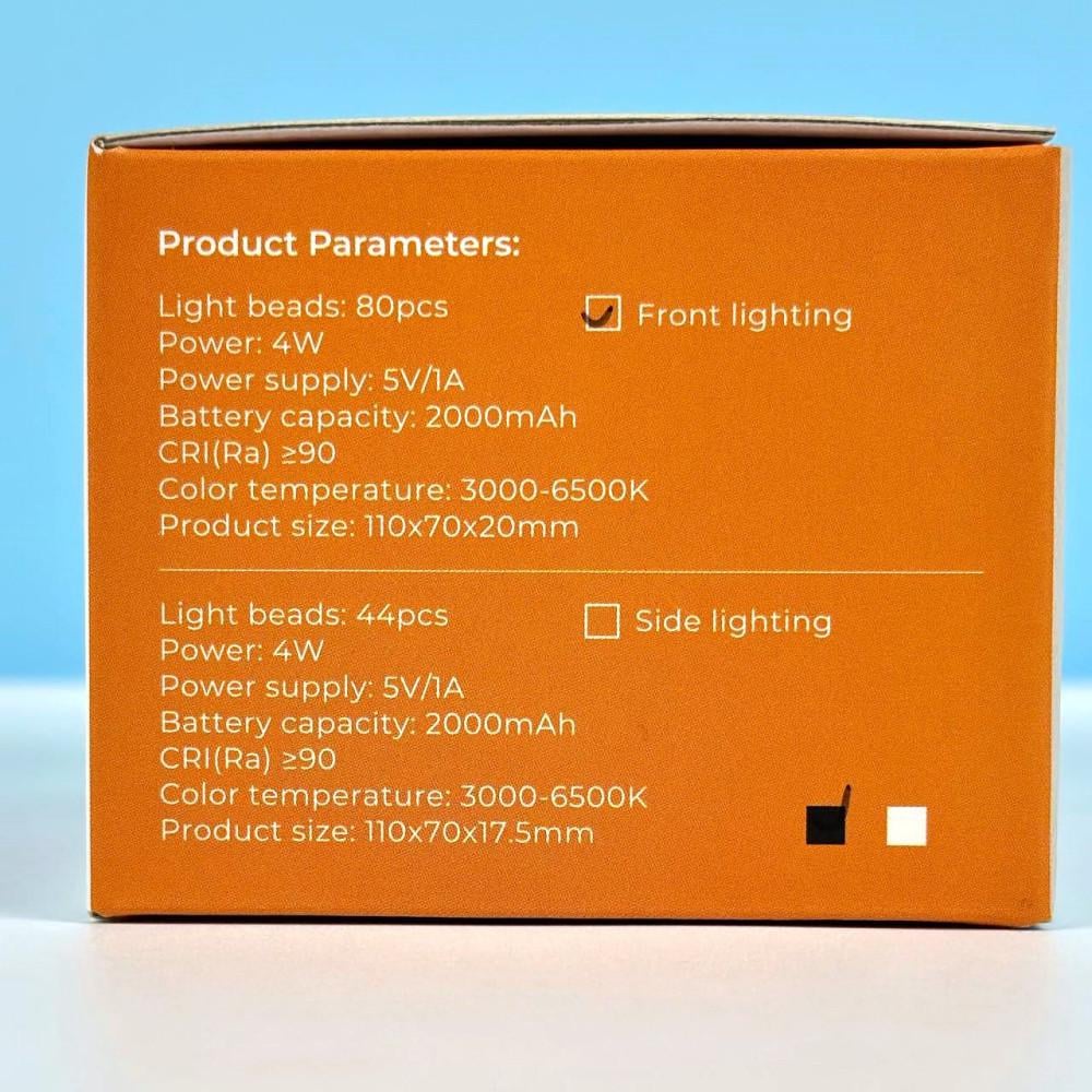 Видеосвет 2000 mAh/3000-6500 K 11х7 см (F-613) - фото 10 Видеосвет 2000 mAh/3000-6500 K 11х7 см (F-613) - фото 10