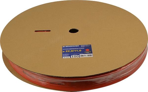 Трубка термоусадочная АСКО Ø22/11 мм 100 м Красный (A0150040805)