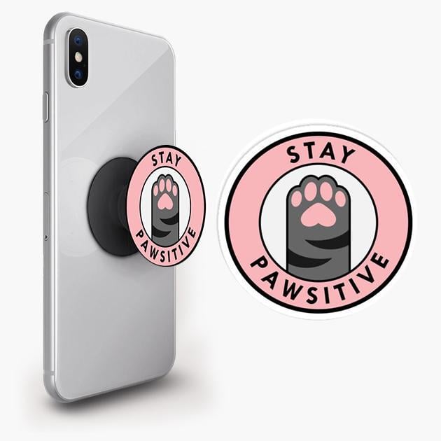 Попсокет для телефона PopSockets Лапка Черный (pop12) - фото 3