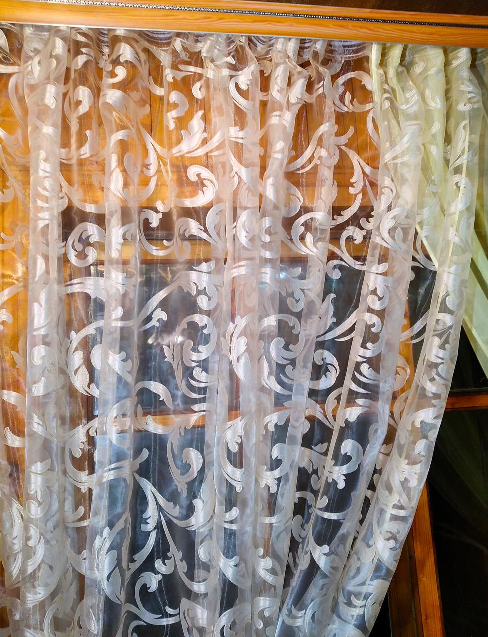 Шторы Вероника вензель Кремовый (1174757639) - фото 3