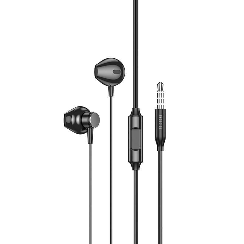 Наушники стерео Hoco M125 Smart metal universal 3,5 мм 1,2 м Black (00000071098_2)