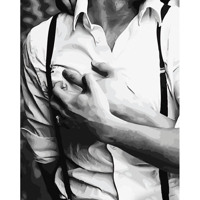 Картина по номерам Strateg Премиум В руках любви 40х50 см (GS1109)