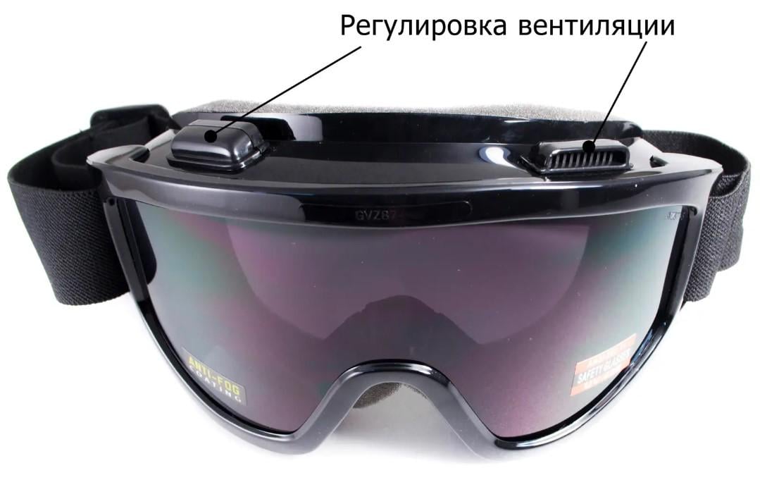 Очки Global Vision Wind-Shield Anti-Fog Прозрачный - фото 3