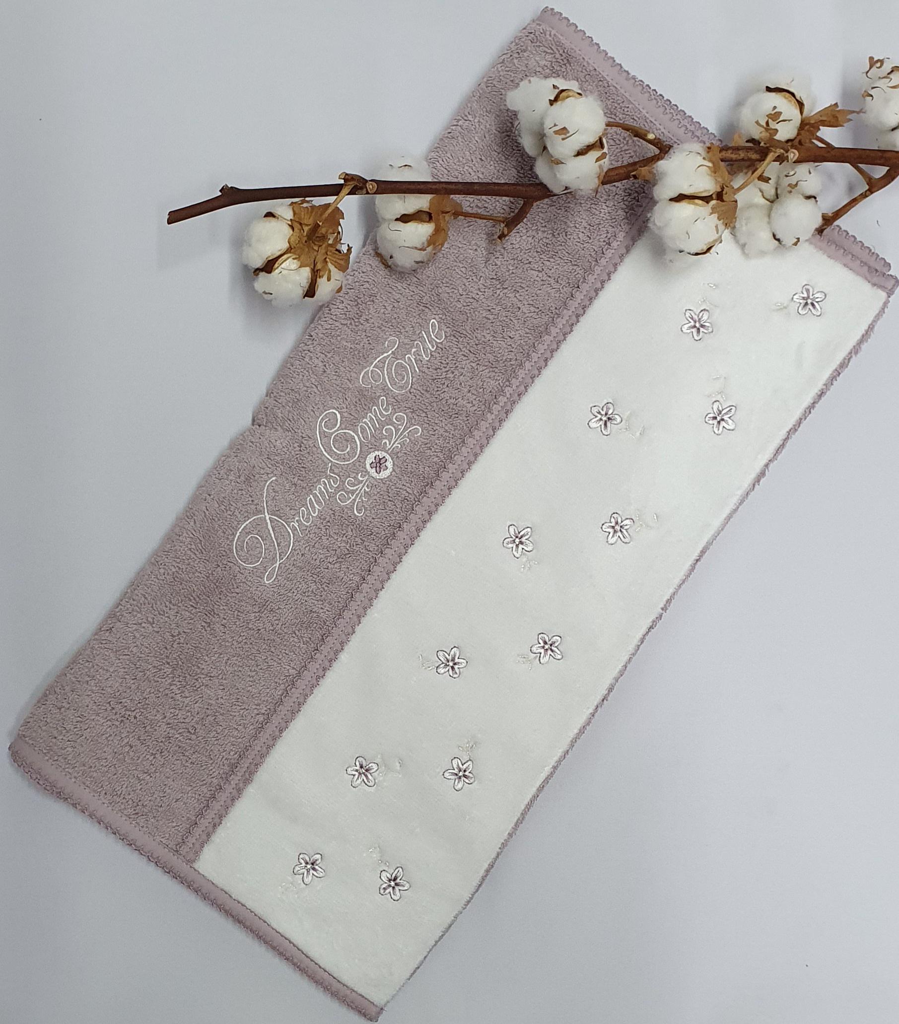 Рушник Maison D'or Lavoine Flowers 50x100 Dark Lilac (03MD33BF05) - фото 1