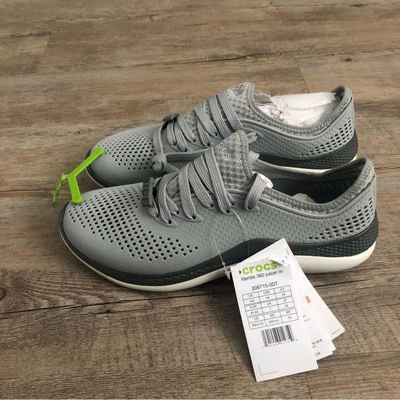 Кросівки чоловічі Crocs LiteRide 360 Pacer Slate р. 46-47 Сірий (10746) - фото 3 Кросівки чоловічі Crocs LiteRide 360 Pacer Slate р. 46-47 Сірий (10746) - фото 3