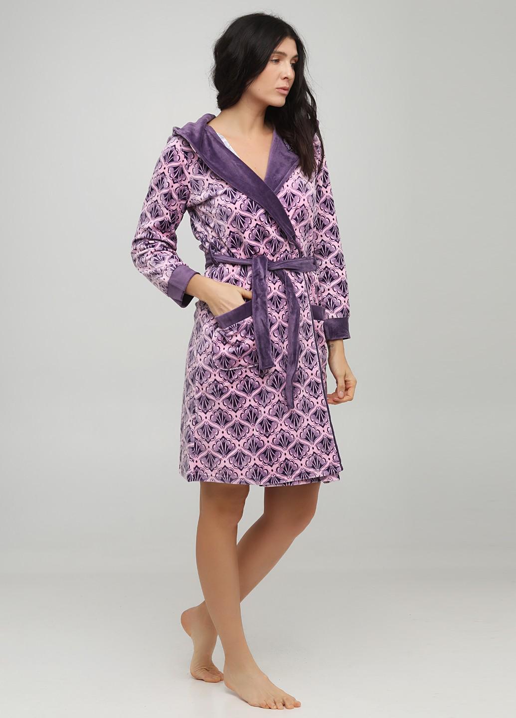 Домашний женский халат Romeo Life M Сиреневый (3487)