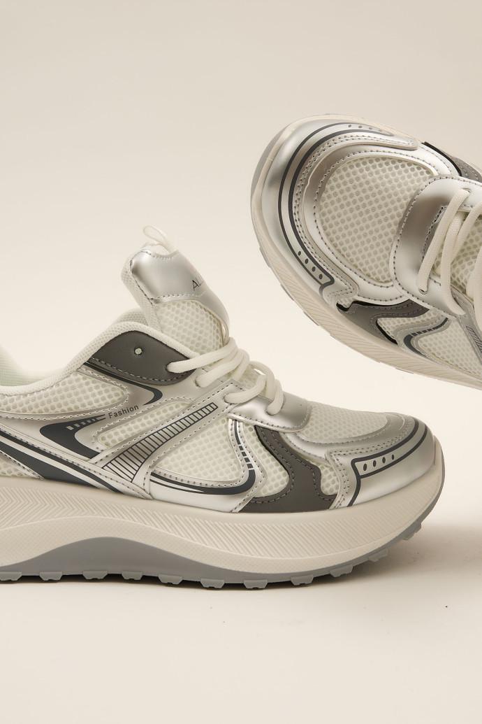 Кроссовки женские летние ALLSY р. 38 Серый (198231)