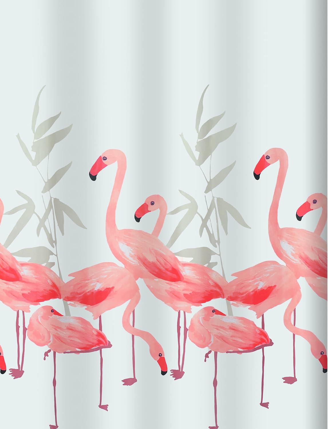 Шторка для ванної Spirella 10.16355 Flamingo 180x200 см Salmon - фото 2 Шторка для ванної Spirella 10.16355 Flamingo 180x200 см Salmon - фото 2