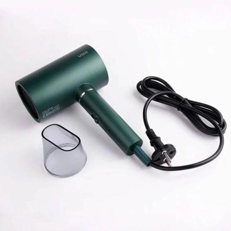 Фен для волосся VGR V-431 для сушіння та укладання 1800 Вт 2 швидкості Зелений (8639) - фото 6 Фен для волосся VGR V-431 для сушіння та укладання 1800 Вт 2 швидкості Зелений (8639) - фото 6