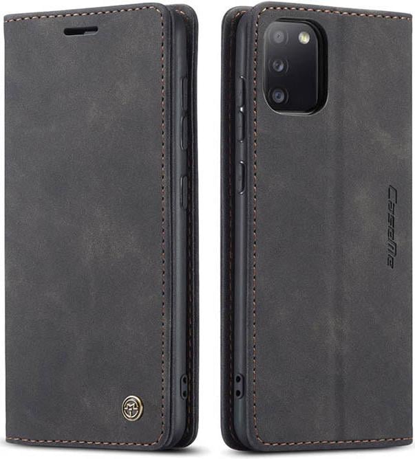 Чехол книжка с магнитом CaseMe для Samsung Galaxy A03s A037 Black (23998-2B)