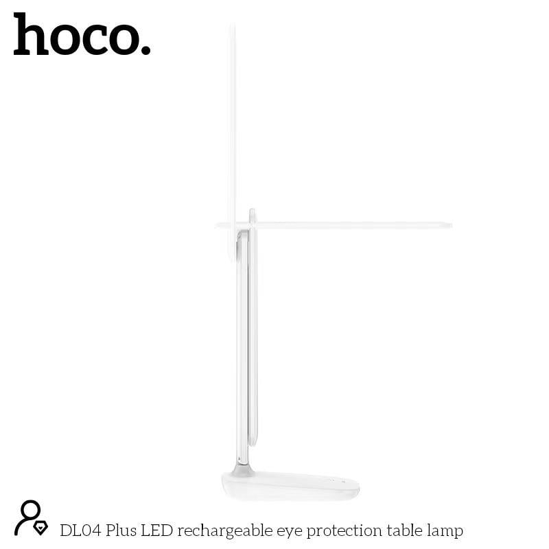 Лампа настільна Hoco LED Rechargeable eye protection table lamp DL04 Plus 1200 мАч White (609777) - фото 5 Лампа настільна Hoco LED Rechargeable eye protection table lamp DL04 Plus 1200 мАч White (609777) - фото 5