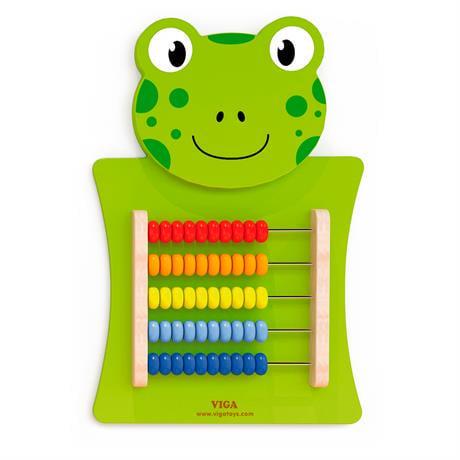 Бизиборд Viga Toys Лягушка со счетами (18062) Бизиборд Viga Toys Лягушка со счетами (18062)