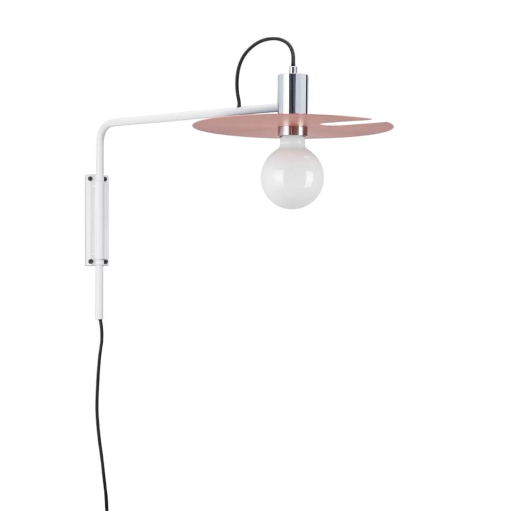 Настінний світильник PacMan з поворотним кронштейном WH/Peach (WL-580 PC/WH/Peach)