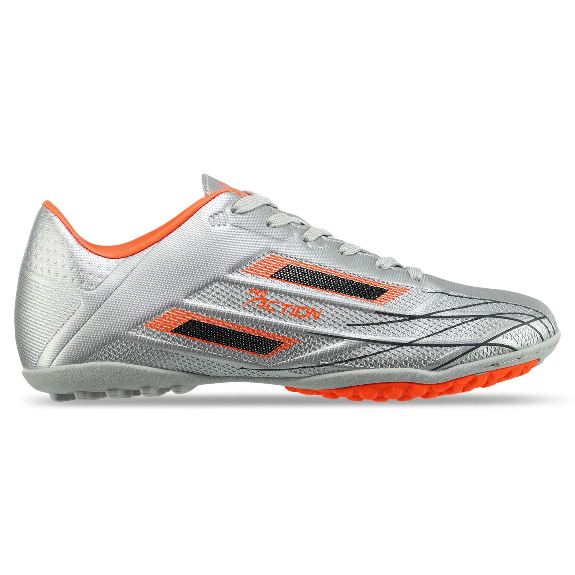 Сороконожки футбольные Pro Action VL21883-TFY-SOR р. 39 Серебряный/Оранжевый