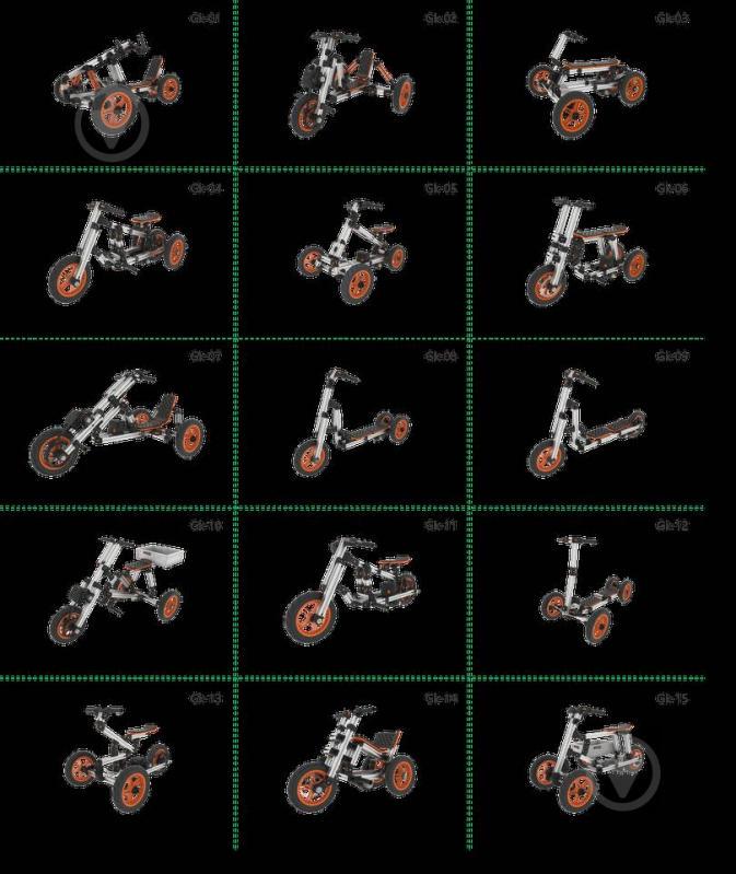 Конструктор Docyke GO-KART 15 видів - фото 2