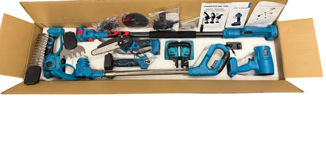 Набір акумуляторний Krafftec 48 V Секатор/Пила/Коса/Повітродувка/Подовжувач/Кущоріз (30069949) - фото 6