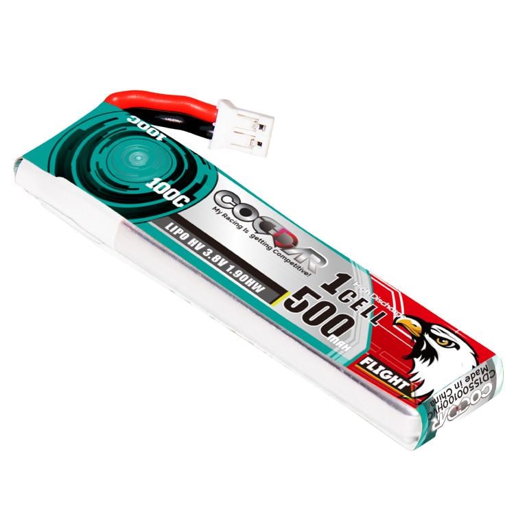 Батарея CODDAR 1S 500 mAh 3,8V 100C PH2.0