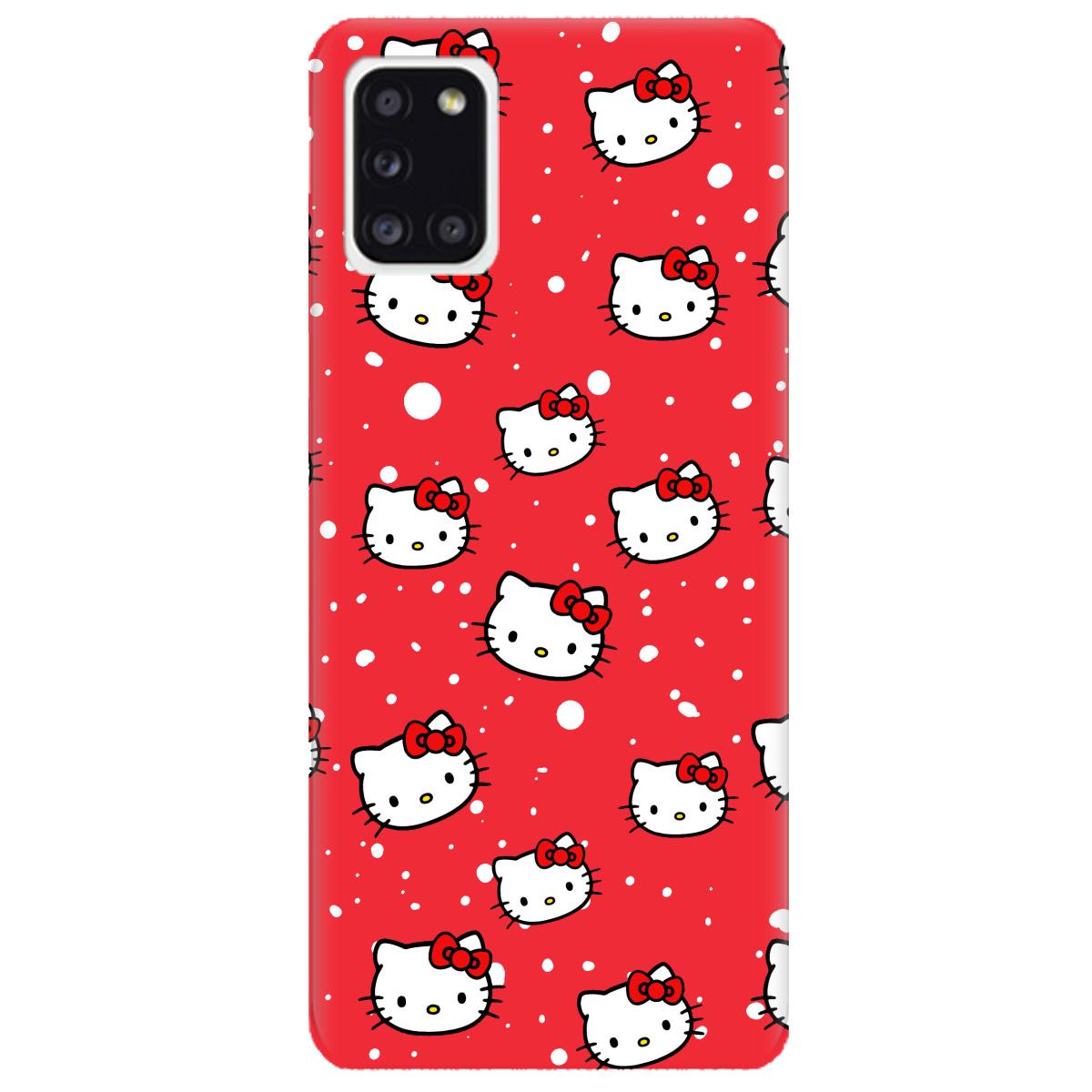 Силиконовый чехол Zorrov для Samsung Galaxy A31 - Hello Kitty (14110060259116439)