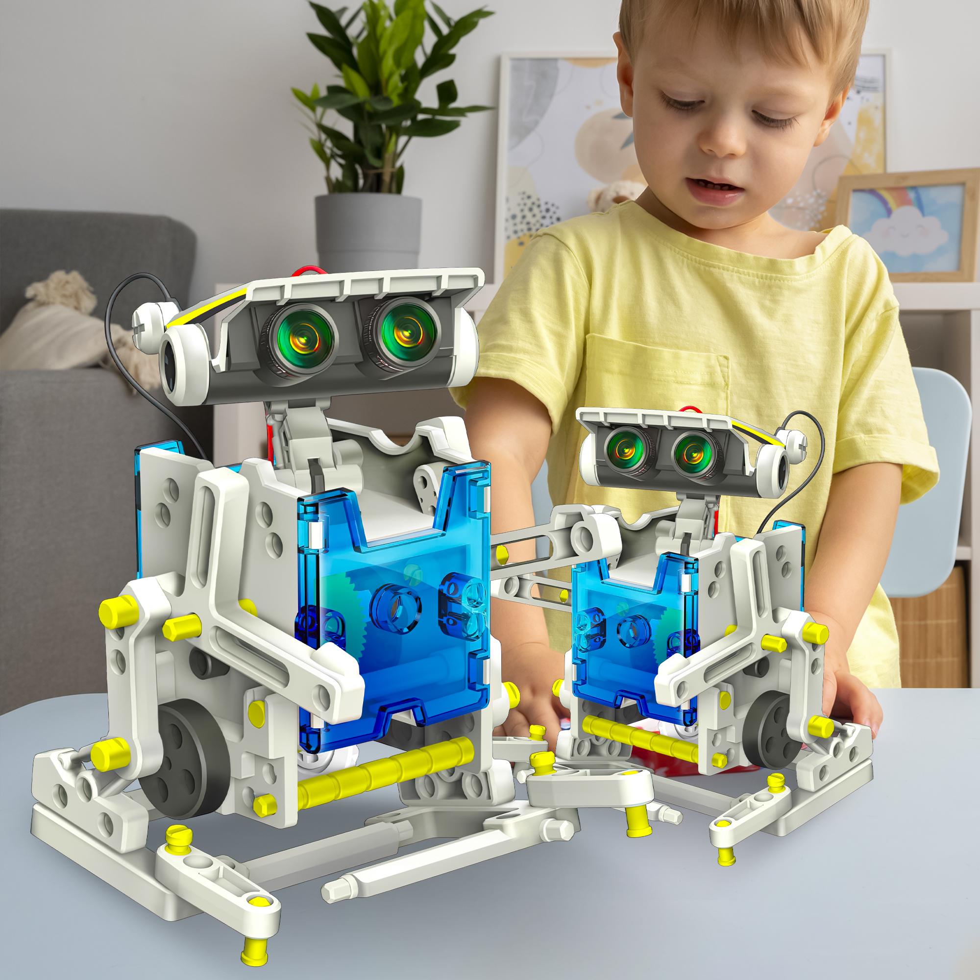 Дитячий конструктор робот-трансформер Solar Robot із сонячною панеллю і моторчиком 14в1 - фото 2 Дитячий конструктор робот-трансформер Solar Robot із сонячною панеллю і моторчиком 14в1 - фото 2