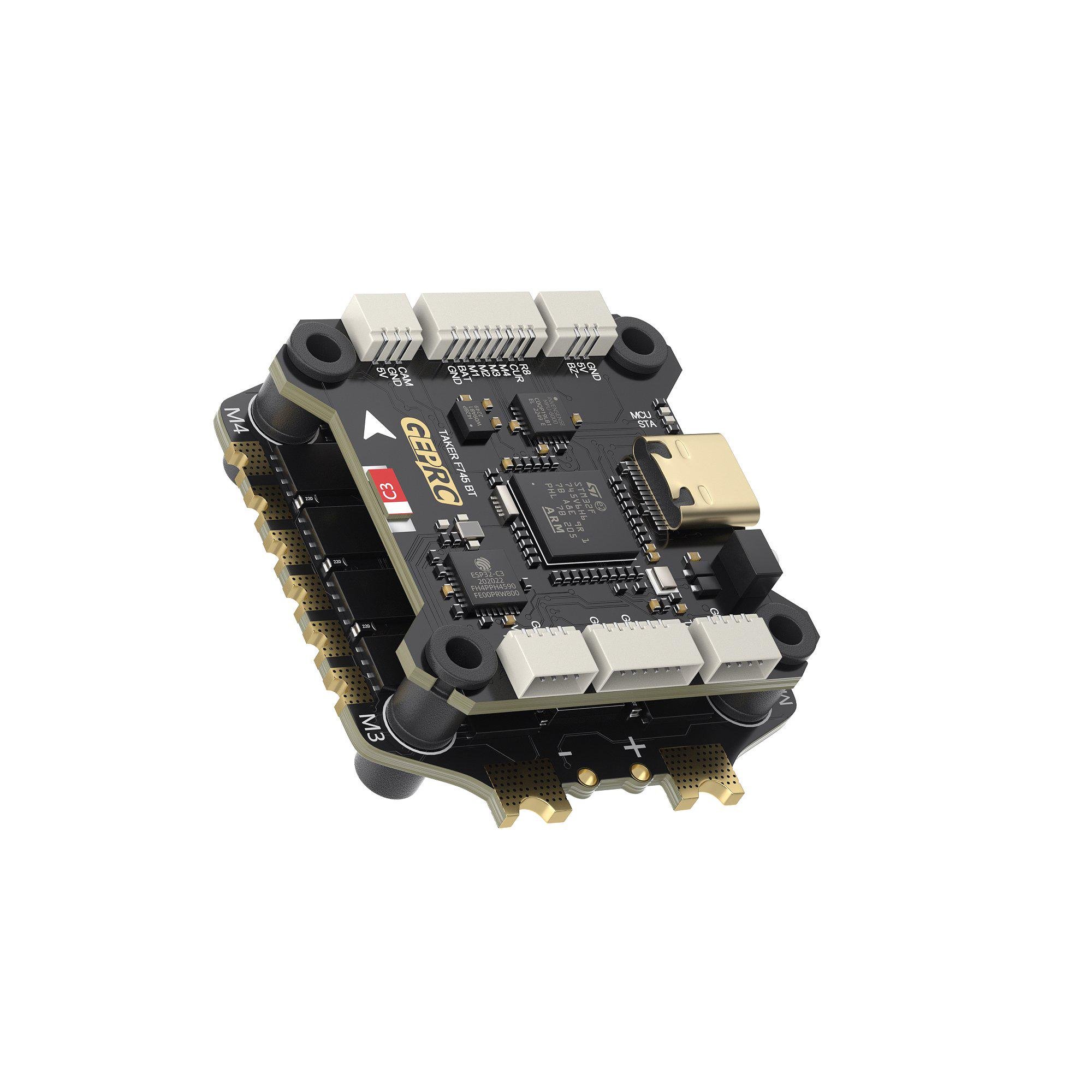 Стек FC+ESC GEPRC TAKER F745 BT 8Bit 60A STACK із 512 Мб Blackbox (824745) - фото 1 Стек FC+ESC GEPRC TAKER F745 BT 8Bit 60A STACK із 512 Мб Blackbox (824745) - фото 1