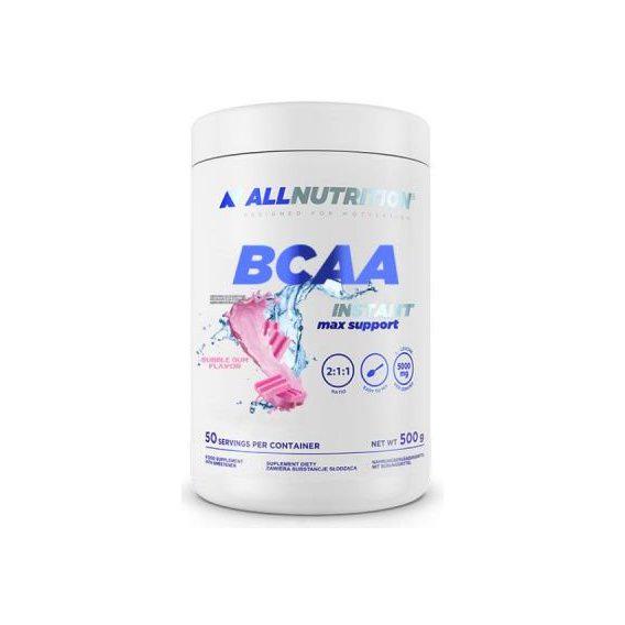 Амінокислота BCAA для спорту All Nutrition BCAA Max Support Instant 500 г 50 порцій Bubble гum