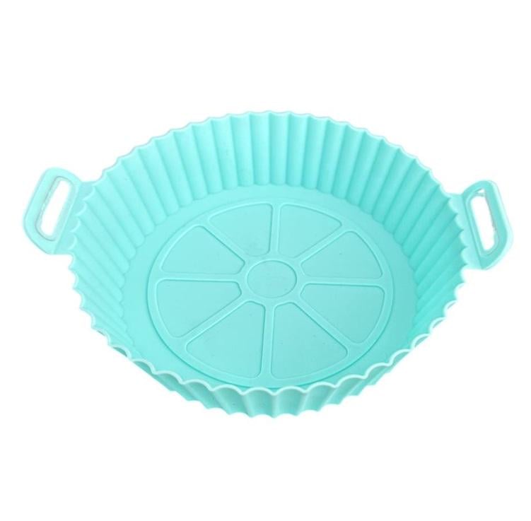 Форма в аэрогриль круглая силиконовая 19317 17х17х4 см Бирюзовый (8-6-5152644)