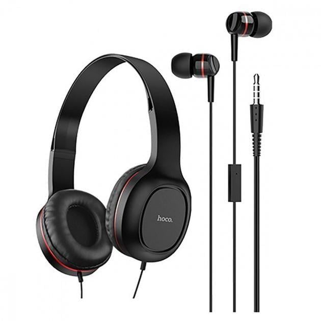 Наушники Hoco Enlighten W24 2в1 Red (00000005757-3)