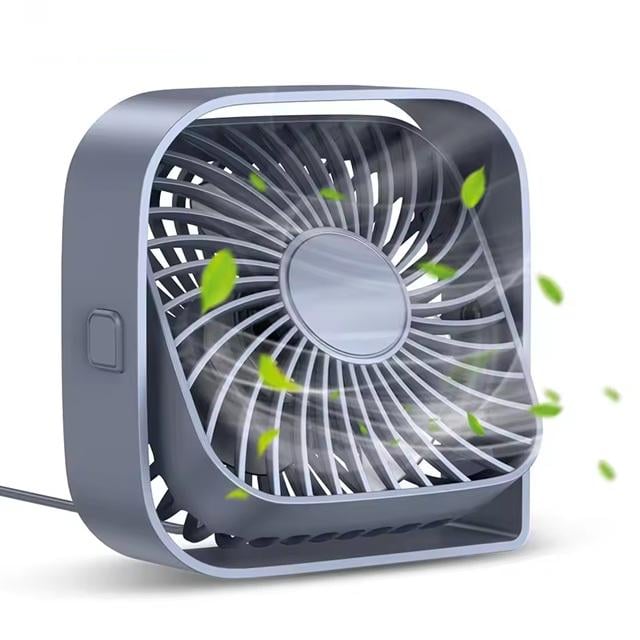 Вентилятор Topk K50 USB 8,5 см 3 скорости USB 5V 1 м 5W 360° Grey (ME0021989)